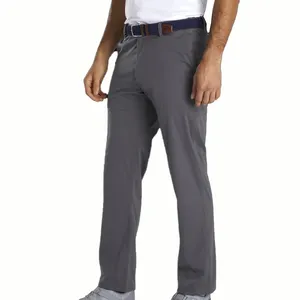 OEM nuovo stile Custom Logo funzione tessuto ad asciugatura rapida pantaloni da uomo elasticizzati all'ingrosso Golf pantaloni