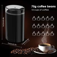 BRL-3052 CE nouveau bureau à domicile utiliser épices expresso grain de café approuvé 110-230V 150W petit moulin à café électrique automatique