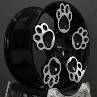 Jantes forgées LZT-221 Teddy Bear, jantes mignonnes de 17 et 18 pouces, couleur noire, jantes en alliage d'aluminium pour voiture, jantes en alliage pour MINI