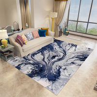 Tapis et couvre-sol antidérapants modernes turcs imprimés en 3D 0059