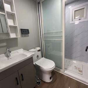 40ft Conteneur Bureau Logement Minuscule Préfabriqué Conteneur Logement Petite Maison Houselet Avec Triangulaire Imperméable Toit Balcon - Product Image 6