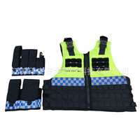 Gilet multifonctionnel tactique anti-coupure et réfléchissant en mélange de coton 1000D pour l'entraînement sportif en extérieur