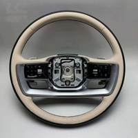 Volant en cuir personnalisé de qualité supérieure avec fibre de carbone pour Land Rover Range Rover Defender Discovery |   Style sportif de luxe