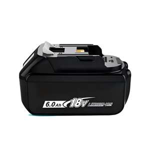קיבולת גבוהה 18v סוללה <span class=keywords><strong>6</strong></span>.0ah l-ion עבור makita lxt כלים | תחליף עבור bl1860 bl1850 | כוח מתמשך & טעינה מהירה - Product Image 1