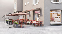Conception d'intérieur de restaurant commercial sur mesure, mobilier de café moderne, comptoir de café personnalisé