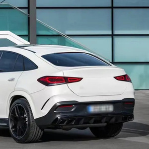 Difusor trasero estilo GLE63 con puntas negras plateadas para BENZ X167 GLE <span class=keywords><strong>AMG</strong></span> 2019-2022 - Product Image 5