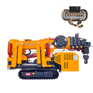 Grúa Araña Inalámbrica de 2t y 3t con Estabilizadores Articulados, Grúa Diesel Compacta y Telescópica para Construcción - Product Image 1