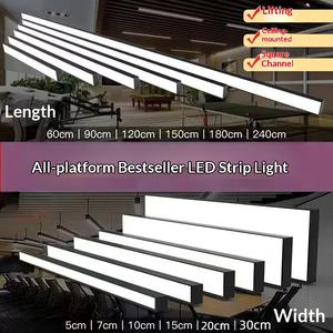 Lámpara de Escritorio LED, Tira de Luz LED para Oficina, Supermercados y Centros Comerciales, Lámpara Colgante Comercial - Product Image 1