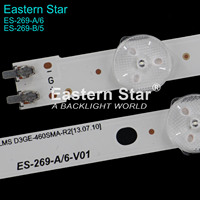 ES-269 LED BAR D3GE-460SMA-R2 46 pouces TV pour SAM SUNGS UN46EH5000 8 pièces/ensemble TV LED rétro-éclairage
