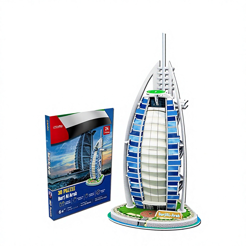 A0108 burj al arab hotel-english packaging