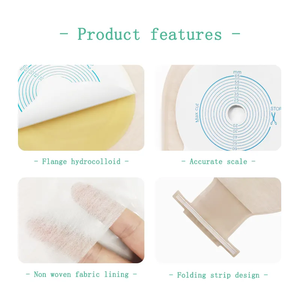 Fabrika toptan fiyat tıbbi tek parça Colostomy kese Ileostomy çanta açık Drainable kese Stoma Ostomy çanta - Product Image 5