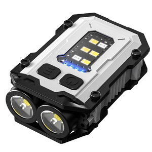 Mini lampe torche LED personnalisée avec logo, porte-clés, lampe de poche portable rechargeable par USB avec corps en ABS, petite lampe torche porte-clés - Product Image 5