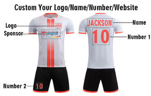 Özel Sublimasyonlu Futbol Forması Erkek Futbol Üniformaları Özelleştirilebilir Futbol Forması Retro Futbol Forması - Product Image 3