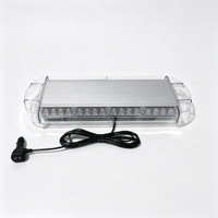 Luz de Advertencia de Alta Potencia para Techo de Auto BIAOCHI, Lámpara Estroboscópica de Emergencia, Barra de Luz Intermitente Ámbar con Imán Potente y Accesorios, 12V 24V