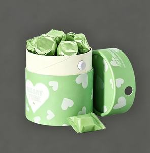 Conteneur en carton violet avec logo personnalisé, cylindre de verrouillage anti-effraction pour la sécurité des enfants, pour bonbons, en-cas, tube en papier - Product Image 4