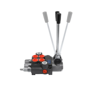 Válvula de Control Direccional Hidráulica Monobloque Manual de Cuatro Vías P40 de 3 Bobinas, 40L/min, 31.5MPa, 24V DC para Maquinaria Agrícola