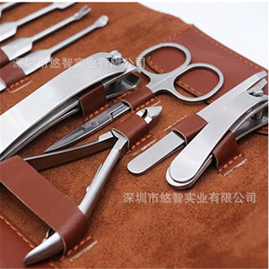 PU scissor case, nail tool bag storage bag, multi-piece nail clipper case, foldable bag - Product Image 5