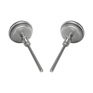 Sonda personalizada e rosca 2,5 polegadas 0-100C wss 301 axial conectado industrial bimetálico termômetro - Product Image 3