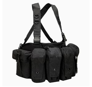 HKSF TV04 Gilet tactique Molle multi-poches pour CS, cosplay et camping, avec accessoires d'outils de ceinture et d'écharpe de poitrine - Product Image 4