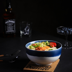 Juego de Tazones de Porcelana Hechos a Mano en Japón, Estilo Rústico, Ecológicos, para Cereales, Fideos, <span class=keywords><strong>Ramen</strong></span>, Udon, Ensaladas, Sopas - Product Image 3