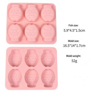 แม่พิมพ์ซิลิโคนรูปปลา 3 มิติ สำหรับทำช็อกโกแลต DIY ขายส่ง - Product Image 2