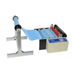 Equipamento de corte automaticamente cortado rolo na máquina de corte de filme plástico do papel do presente da folha para o filme