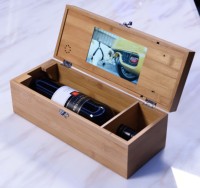 Haute qualité 7 pouces LCD affichage vidéo Brochure boîte contrôle de la lumière pour cadeau mariage d'affaires avec musique animale fée ange