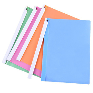 Wholesale Custom PP Plastic Personalised Ring Binder <b>Folders</b> Pull Rod to Rotate Colorful <b>Files</b> - Product Image 2