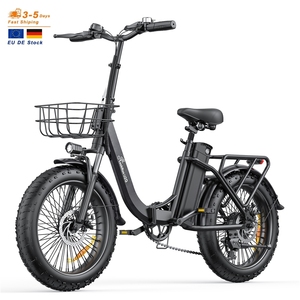 Vélo électrique LOOKRUN U20 à pneus larges de 20 pouces, freinage sûr, freins à disque de 160 mm, feu arrière, conduite nocturne, stock UE - Product Image 1