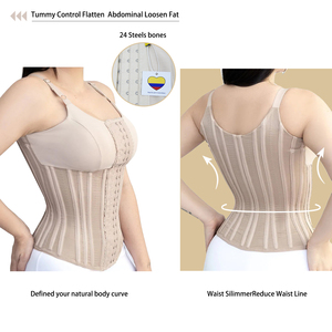 Sau sinh Shapewear eo huấn luyện viên giữ gìn thắt lưng phẳng dạ dày Vỏ bọc củ<span class=keywords><strong>a</strong></span> phụ nữ giảm béo giữ gìn Colombia tráng cho phụ nữ Corset - Product Image 3