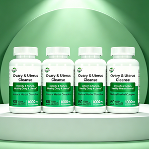 Capsules de soutien ovarien pour femmes, vente en gros d'usine, OEM, complément alimentaire à base de plantes pour la santé reproductive, capsules de nettoyage utérin - Product Image 2