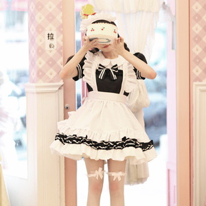 Cute Black And White Classic Maid Outfit Women Cosplay Costume Plus Size European And Japanese Style Anime Role Playing - Product Image 1