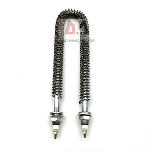 Горячая распродажа, 220 вольт, 3 кВт, 4 кВт, 5 кВт, 6 кВт, 8 кВт, промышленное сопротивление нержавеющей стали, U-образный воздушный трубчатый нагреватель с оребренной полосой для нагрева духовки - Product Image 6