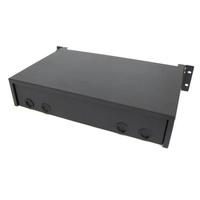 Panel Patch Fiber Optik FDF-19-2U 48 Port SC LC FC Tipe Geser 2U FIBER OPTIC ODF Optical Drawer Splice Tray LWL Breakout Box
