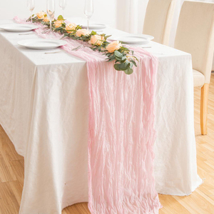 Nhà máy giá rẻ mềm đất nung vải pho mát vải Wedding party cotton bảng RUNNERS - Product Image 3