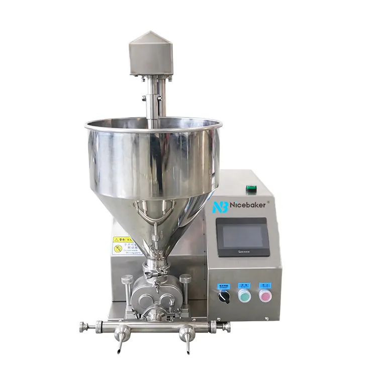 Semi-automatic Cream Filler Filling Machine Puff Core Injection Machine Cup Cakes Depositor Machine