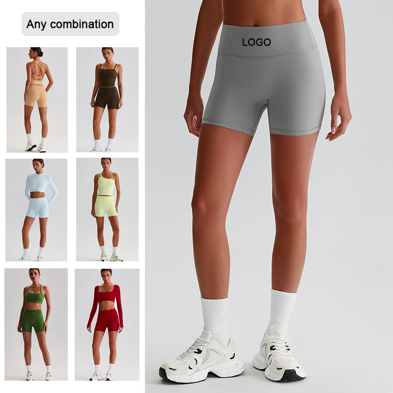 Hot Sale High Waisted Yoga Shorts Eco Friendly Sports Wear Clothes Comfortable Nude Feeling Sport Short Women Gym Tight Clothing