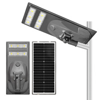 Lampe solaire LED intégrée tout-en-un Hengtong IP65 étanche, alimentation DC par batterie, cellule solaire mono-Si, télécommande, CE, garantie 3 ans