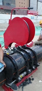 เครื่องเชื่อมท่อ HDPE อัตโนมัติด้วยระบบ GPS ขนาด 400-630 มม. พร้อมเครื่องพิมพ์และพอร์ต USB IO - Product Image 5