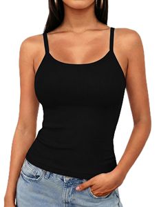 Summer Women Vibrant Hue Tank <b>Top</b> Stretch Fabric Basic Layering Sleeveless Tank <b>Top</b> - Product Image 4