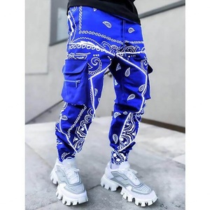 Nouveau pantalon cargo utilitaire tendance avec poches, taille mi-haute, coupe jogger, pour homme - Product Image 6