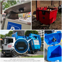 DF703 Poubelle Intelligente LoRaWAN IoT avec Capteur à Ultrasons pour la Détection du Niveau de Remplissage des Déchets, Détecteur de Gestion des Déchets