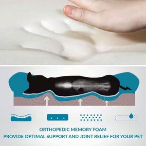 Free Sample <b>Cheap</b> New Style Orthopedic Memory Foam Portable Pet Bed S/M/L <b>Sofa</b> Style Dog Bed - Product Image 4