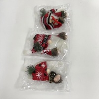 Boneka Kurcaci Hutan Berkerudung Pom Pom, Dekorasi Natal Gaya Tongkat, Sarung Botol Natal untuk Hiasan Meja Liburan, Penutup Botol Anggur