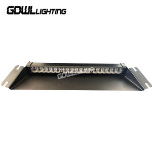 GDWLLIGHTING Nouveau WL-52028B-3 R10 Feu de signalisation stroboscopique LED pour tableau de bord de voiture/camion, 18 LED ambre, ventouses, 12V-24V, 14 clignotements - Product Image 3