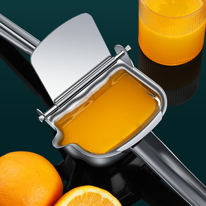 Presse-agrumes manuel en acier inoxydable 304, 400 ml, pour jus d'orange, de citron, de grenade, de canne à sucre, traitement des fruits - Product Image 3