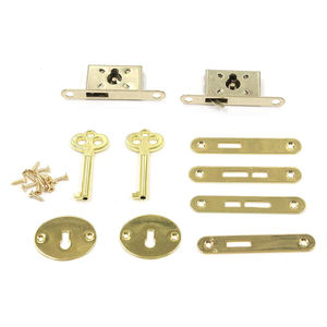 <span class=keywords><strong>Serrure</strong></span> <span class=keywords><strong>de</strong></span> tiroir classique plaquée or avec clé pour boîte cadeau <span class=keywords><strong>de</strong></span> luxe et décoration intérieure - Product Image 1