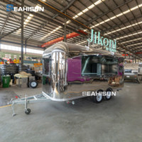 Remorque alimentaire mobile, camion-restaurant, équipement de cuisine, remorque à café pour entreprise, food truck européen, caravane à burgers