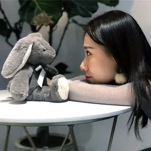 lindo conejito muñeca Suppliers-Muñeco de peluche de conejo para niños y niñas, juguete de conejo de peluche suave, para vacaciones de Pascua, 2022