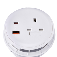 Boîtier de prise intelligente en plastique OEM/ODM de haute qualité pour hôtel, maison connectée, bouton intelligent, charge rapide PD 65W
